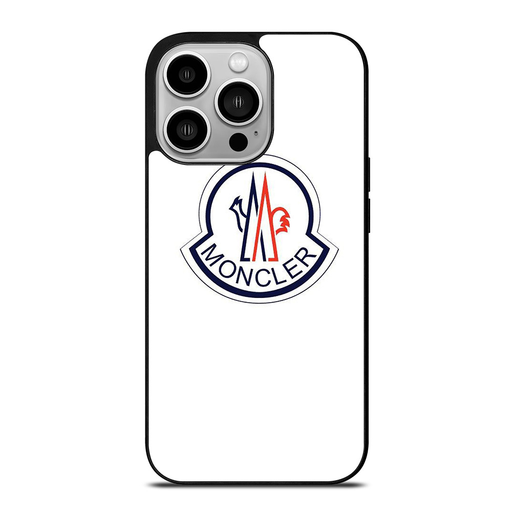 MONCLER LOGO WHITE iPhone 14 Pro Case Cover